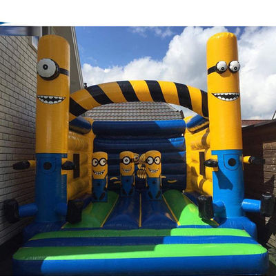 CE/EN71/EN14960 Combo de château de trampoline gonflable avec thème de dessin animé certifié