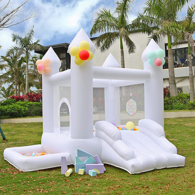 Blower inclus Bébé blanc décoratif PVC maison gonflable pour la fête de famille