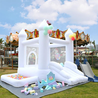 Blower inclus Bébé blanc décoratif PVC maison gonflable pour la fête de famille