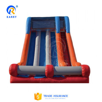 Parc d'attractions pour enfants Grand toboggan gonflable jouet avec piscine Taille personnalisée