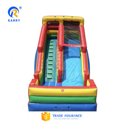 Parc d'attractions pour enfants Grand toboggan gonflable jouet avec piscine Taille personnalisée