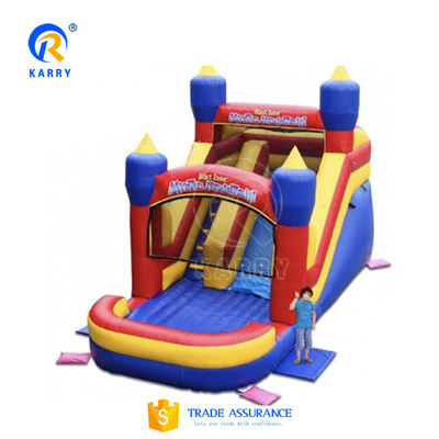 Glissière pneumatique en PVC personnalisée pour le plaisir des enfants et des adultes dans un grand parc gonflable commercial