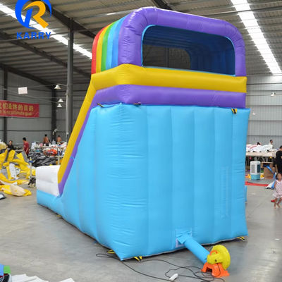 Saut à l' élastique pour enfants Combo de glissière gonflable avec piscine Impression numérique