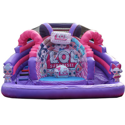 Glissière gonflable pour enfants et adultes de couleur personnalisée et 5 à 10 passagers