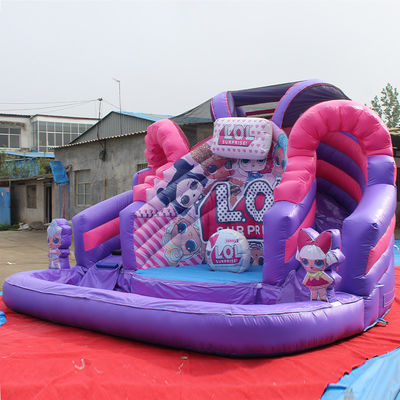 Glissière gonflable pour enfants et adultes de couleur personnalisée et 5 à 10 passagers