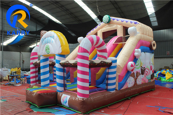Partie pompeuse avec diapositive Commercial Candy House Thème Double Slide Combo