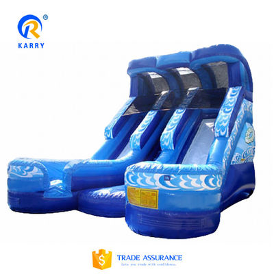Glissière gonflable personnalisée avec piscine pour enfants et adultes jeu d'escalade