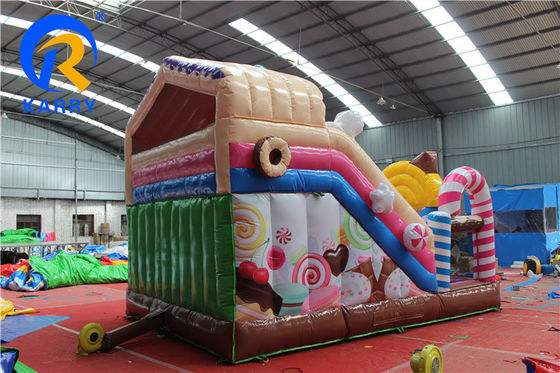 Partie pompeuse avec diapositive Commercial Candy House Thème Double Slide Combo
