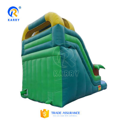 Collage inclus Grand toboggan gonflable personnalisé pour équipement de parc aquatique extérieur