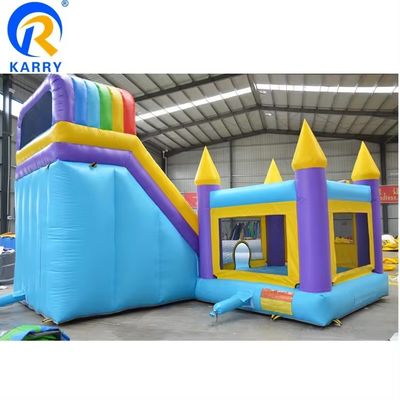 Grand toboggan gonflable avec piscine pour enfants populaire château gonflable et souffleur unisexe