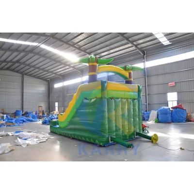 4X9M Taille PVC extérieur gonflable D glissière pour le parc de divertissement accessoires souffleur d'air