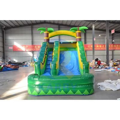 4X9M Taille PVC extérieur gonflable D glissière pour le parc de divertissement accessoires souffleur d'air