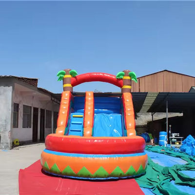 Location commerciale de toboggan gonflable avec piscine