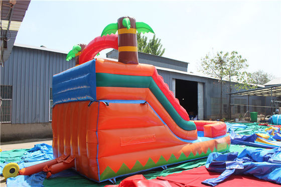 Location commerciale de toboggan gonflable avec piscine