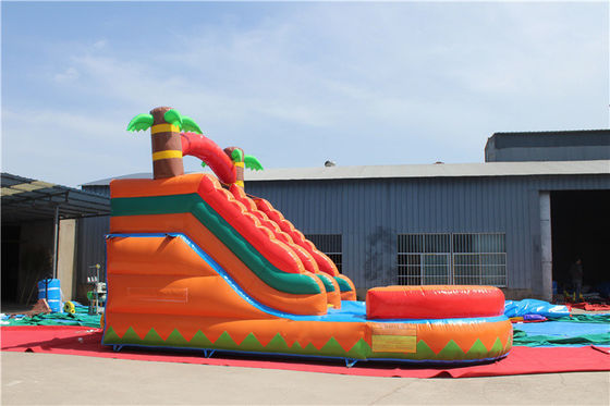 Location commerciale de toboggan gonflable avec piscine