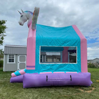 Taille personnalisée PORTABLE Jardin à la maison château de rebond pour le temps de jeu intérieur et extérieur