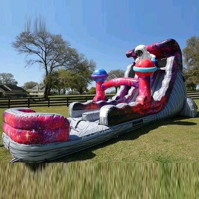 Le parc d'attractions Bouncy Toy 9x5x5m ou taille personnalisée Château Slide Combo Thème astronaute