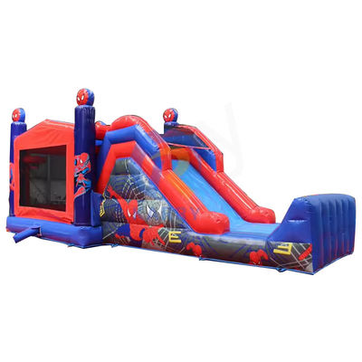 Glissière d'eau gonflable de jeu d'eau de terrain de jeu pour château unisexe