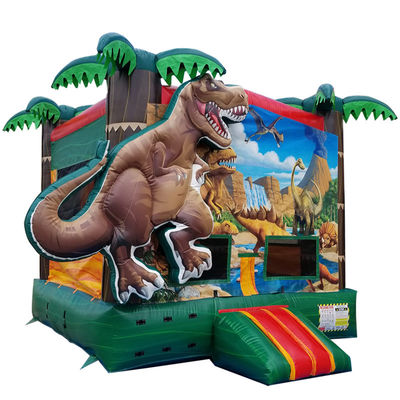 Air Blower Inclu Pop Dinosaur Terre Trampoline gonflable pour enfants et adultes