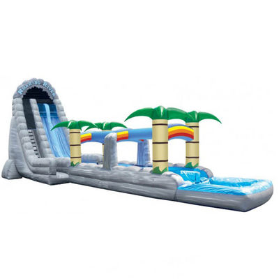 Équipement de parc d'attractions Jouet gonflable extérieur toboggan à eau Capacité maximale 100-500 kg PVC