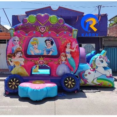 Expédition express Thème sirène Château gonflable pour enfants Option de dessin à la main