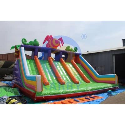 Homme araignée commercial maison de saut obstacle combo château gonflable glissière d'eau