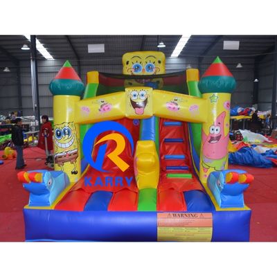 Maison gonflable en PVC et toboggan sec pour les fêtes à louer à l'intérieur 8x3x5m