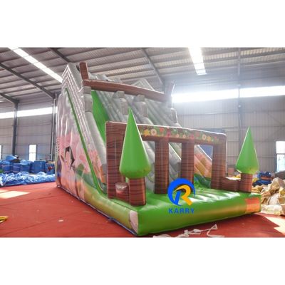 Événement Parc aquatique toboggan gonflable pour enfants et adultes Tailles optionnelles 9 * 4.5