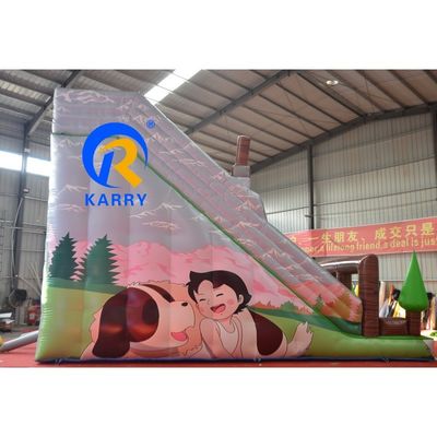 Événement Parc aquatique toboggan gonflable pour enfants et adultes Tailles optionnelles 9 * 4.5