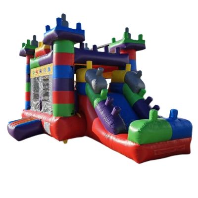 Parc extérieur Unisexe Commercial Colorié Tetris Sautant maison gonflable pour enfants