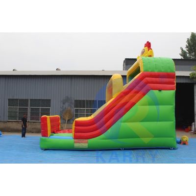 Glissière gonflable extérieur avec souffleur pour enfants et adultes Logo personnalisé 3.6*6m