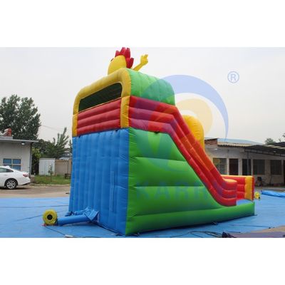 Glissière gonflable extérieur avec souffleur pour enfants et adultes Logo personnalisé 3.6*6m