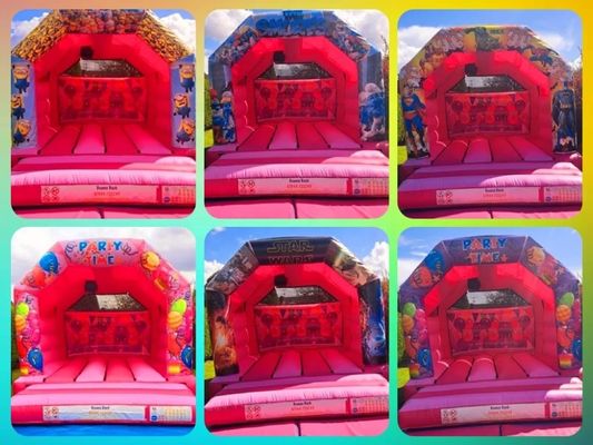 Château de saut pour enfants essentiel pour les jeux intérieurs avec diapositive et conception gonflable