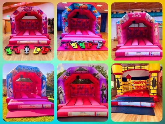 Château de saut pour enfants essentiel pour les jeux intérieurs avec diapositive et conception gonflable