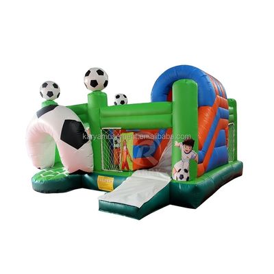 Jump Slide and Score PVC maison gonflable pour les amateurs de football unisexe
