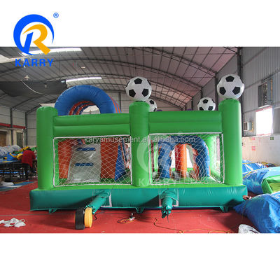 Jump Slide and Score PVC maison gonflable pour les amateurs de football unisexe