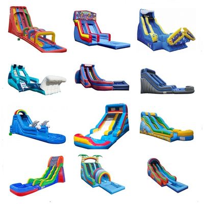 Capacité maximale 100-500 kg Slide sec gonflable à chaud pour enfants et adultes