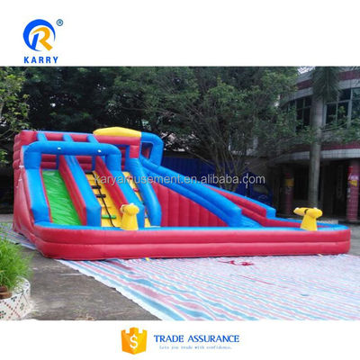 Grand bassin d'été glissière château gonflable pour enfants piscine extérieure jeu d'escalade