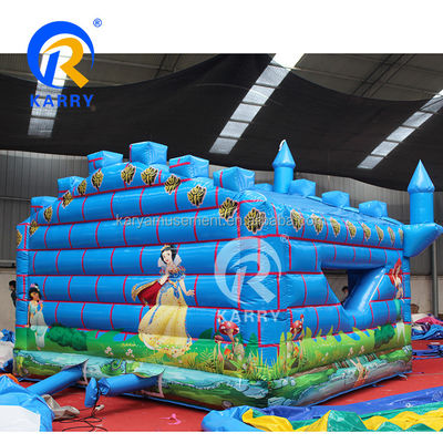 14 ans d'ancienneté Équipement de loisirs pour enfants en plein air Maison gonflable avec glissement