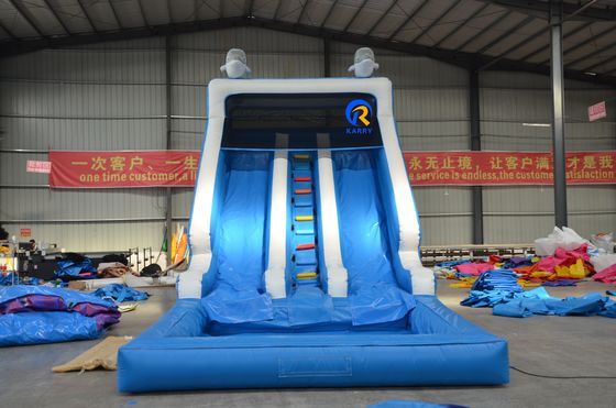 Capacité maximale 100-500 kg Double usage commercial Glissière gonflable pour enfants adultes