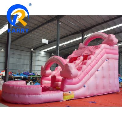 5-10 Jeu d'escalade pour enfants Bouncer gonflable toboggan aquatique Château de saut avec piscine