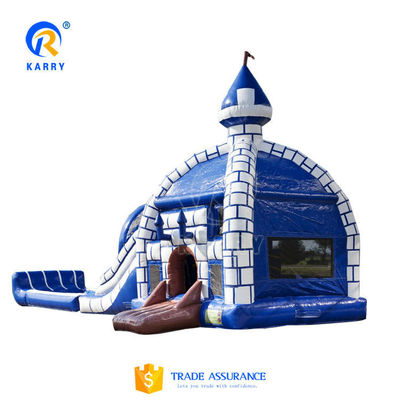 Équipement pour les activités de plein air Jouets de château gonflables de type igloo avec matériau en PVC coulissant