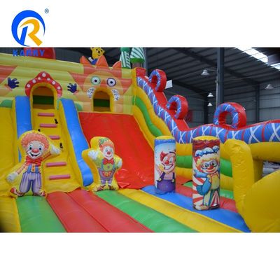 Logo personnalisé Acceptable Cirque Portable Château gonflable pour le divertissement du centre commercial