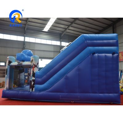 Terrain de jeux en plein air PVC de qualité commerciale Comment entraîner votre dragon Bouncer gonflable avec 2 jeux de diapositives