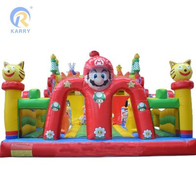 Logo personnalisé Acceptable Cirque Portable Château gonflable pour le divertissement du centre commercial