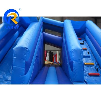 Terrain de jeux en plein air PVC de qualité commerciale Comment entraîner votre dragon Bouncer gonflable avec 2 jeux de diapositives