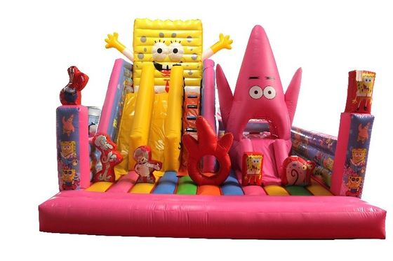 Combinaison de glissière de château équipement de divertissement de poupée gonflable populaire pour parc en plein air