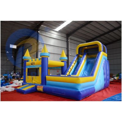 Château gonflable portable avec glisser-déposer