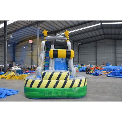Accessoires standard CE Glissière toxique gonflable carrée avec glissière pour animaux de la piscine et de la jungle
