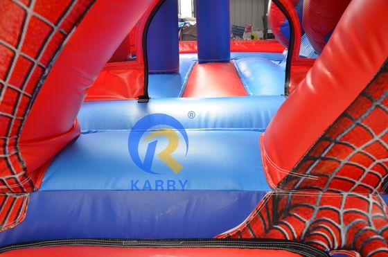 Blower inclus personnage de dessin animé trampoline gonflable toboggan pour les parcs d'attractions